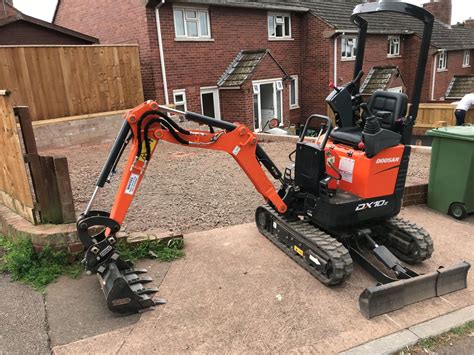 mini digger and driver hire exeter|exeter digger service.